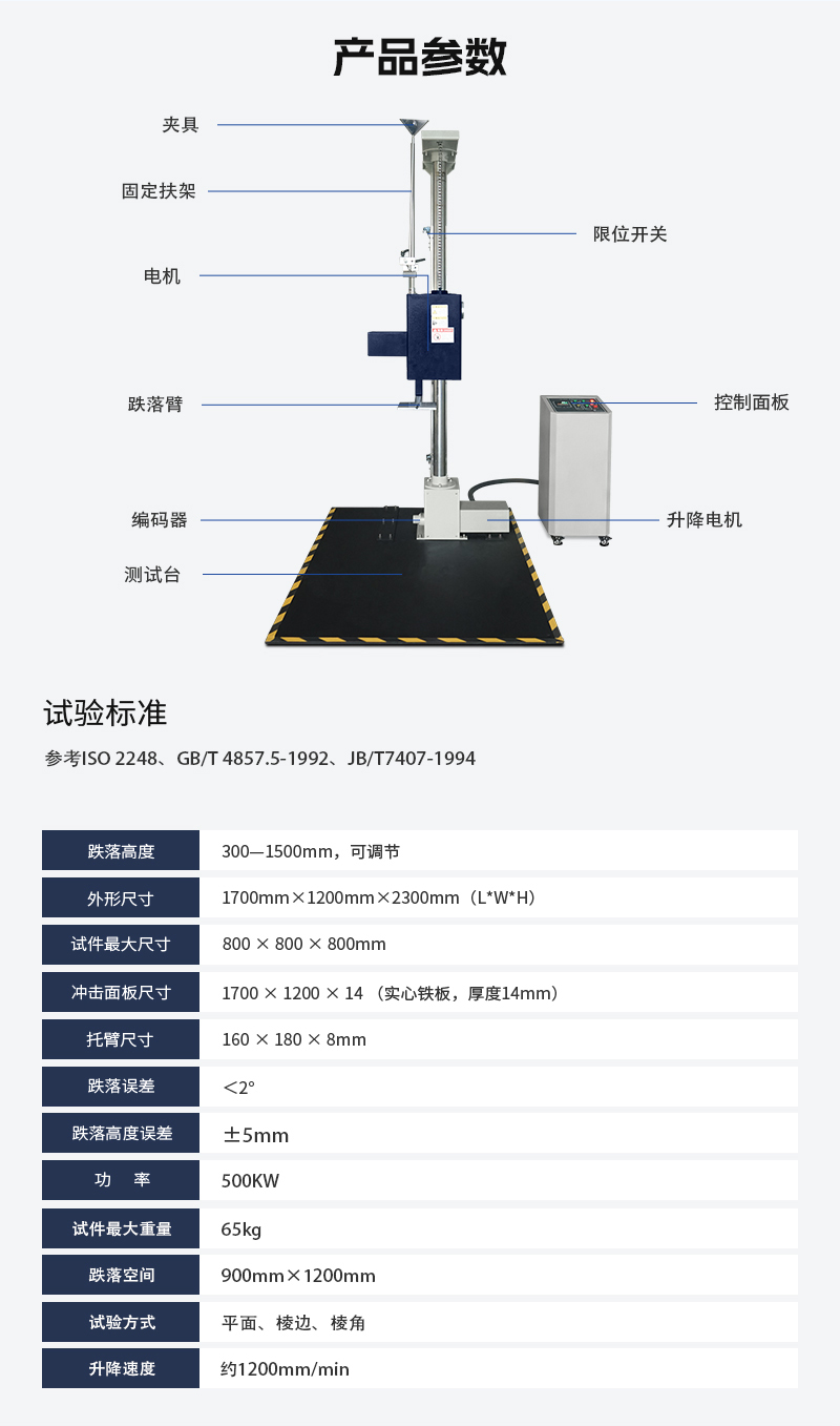 HD-A520-單翼跌落試驗儀_03 HD-A520-單翼跌落試驗儀_03